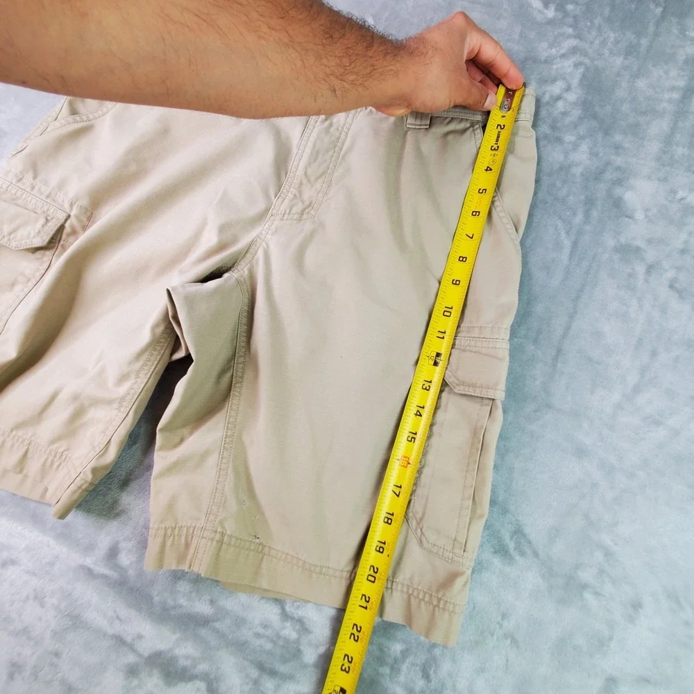 The North Face Cargo Shorts Men's 36 Outdoor Hiking Casual Beige‎ Shorts Vintage